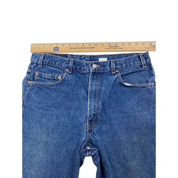Vintage Levi’s 517 Boot Cut Jeans Red Tab Jeans Size 36x32 100% cotton L@@K - Picture 6 of 13